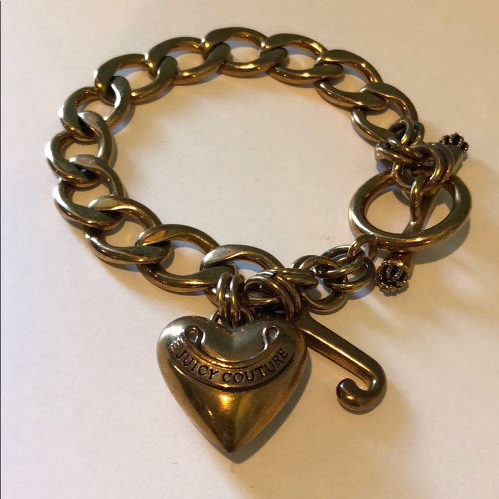 Gold Juicy Couture Charm Bracelet